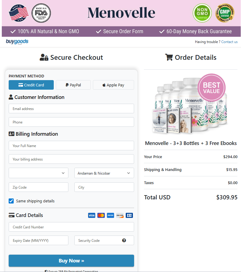 Menovelle Order Now
